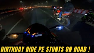 Night ride pe superbikes gone crazy 🔥 😎 [upl. by Rojam]