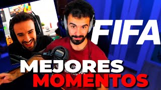 Illojuan y Elbokeron en FIFA 2022 ELBOKERON e ILLOJUAN te enseñan EN DIRECTO como es empezar de 0 [upl. by Jelks]