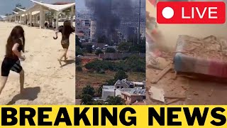 🚨 LIVE Tel Aviv Under HUGE Attack From Islamists [upl. by Oicapot9]