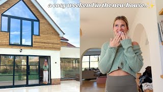 first weekend in the new house home updates i have news  cosy autumn asos haul VLOG [upl. by Madea911]