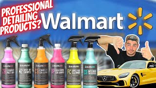 PROFESSIONAL DETAILING PRODUCTS AT WALMART  Car Detailing  Suds Lab [upl. by Ilak]