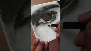 Tears in eye 👁️💧 Instagram  subhamart12 amp WP 91 6294241937 DM for order Potrait [upl. by Llib]