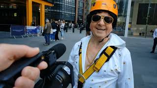 Brian Bissell abseils the Leadenhall Building aka The Cheese Grater [upl. by Athelstan]