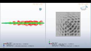 Wave Propagation in plate with Abaqus [upl. by Cornelle]