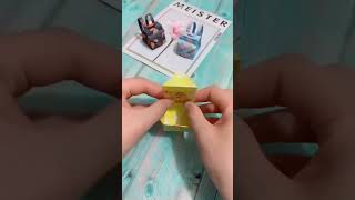 How to make fashion mini backpack diy papercrafts viralvideo craft shortvideo shortshandmade [upl. by Ojeillib616]