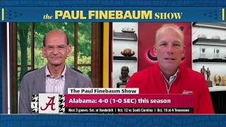 Kalen DeBoer FULL INTERVIEW 🐘 FIRST SEC WIN at Alabama vs Georgia amp MORE  The Paul Finebaum Show [upl. by Idnyl]