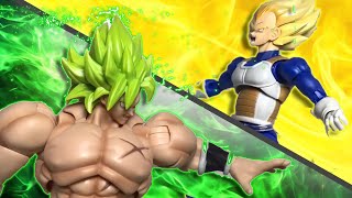 Broly vs Vegeta  Part ②  Dragon Ball Super Stop Motion Animation [upl. by Burton767]