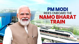 LIVE PM Narendra Modi Flags Off 1st NAMO BHARAT Train  Delhi Meerut RRTS  Rapid Rail [upl. by Ludwig]