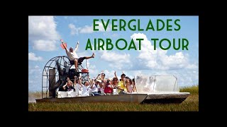 Airboat Tour  Everglades National Park airboat evergladesnationalpark theoutdoorman [upl. by Ycnaffit]