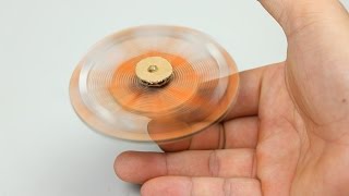 DIY Fidget Spinner WITHOUT BEARINGS [upl. by Annabell267]