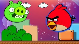 Crazy Angry Birds Game Walkthrough 5 New Birds Unlocked [upl. by Jarrell]