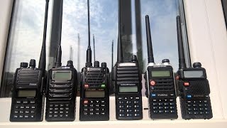 Chinese radios comparison Baofeng vs Puxing vs Quansheng vs Wouxun [upl. by Wiersma]