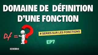 Comment déterminer le domaine de définition dune fonction  Cest tout facile [upl. by Nelav]