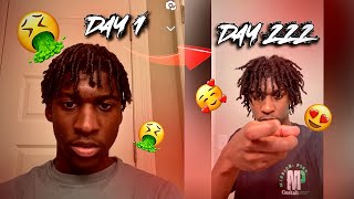 My 7 Month Dreadlock Journey  DAY 1 To Day 222 [upl. by Noll]