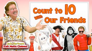 Count to 10 With Our Friends Vol 2  Jack Hartmann [upl. by Ybreh444]