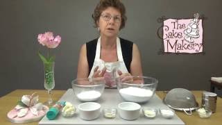 The Cake Makery Flowerpaste Recipe  How to make it [upl. by Lawson]