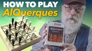 How To Play Alquerques  historic 2player strategy game [upl. by Jannel835]