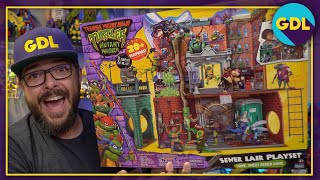 TMNT Mutant Mayhem Sewer Lair Playset by Playmates [upl. by Lantha998]