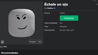 COMO CONSEGUIR Échale un ojo COMPLETAMENTE GRATIS EN ROBLOX [upl. by Loleta407]