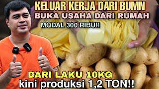 MODAL CUMA 300 RIBU Bikin usaha KECIL DARI RUMAH kini Produksi 12 TON OMSET JUTAAN  IDE BISNIS [upl. by Blakely]