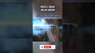 This is how a Muzzle Brake works on an Airgun [upl. by Malachy831]