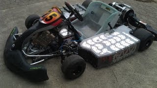 Electric Go Kart goes wild 128HP [upl. by Erinna68]