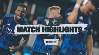 MATCH HIGHLIGHTS Earthquakes beat Necaxa 50 in Round of 32 [upl. by Wallford772]