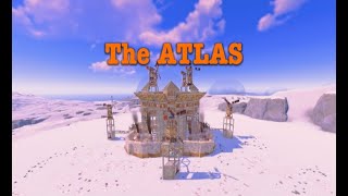 THE ATLAS RUST BASE 4 man EASIEST BASE TO BUILD [upl. by Srevart]