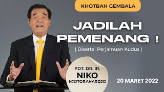 Pdt DR Ir Niko Njotorahardjo  Khotbah Gembala  Maret 2022 [upl. by Nylasej]