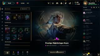 prestige kayn unlock [upl. by Naiva145]