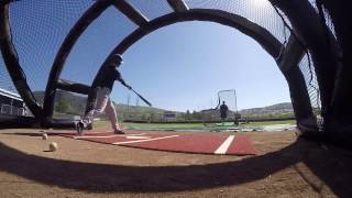 INMOTION AIR AIRCELL T18 Backstop On Field Batting Practice [upl. by Aikemehs526]