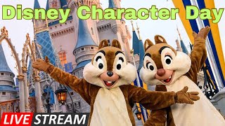 🔴 Live  Disney World Character Day  Walt Disney World 642024 [upl. by Oibirot]