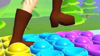 Tippy Toe Game Satisfying and relaxing ASMR slicing game [upl. by Htes]