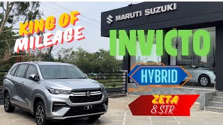 MARUTI SUZUKI INVICTO Zeta 8str Full Review  Perfect Family Car with Best Mileage [upl. by Heeley]