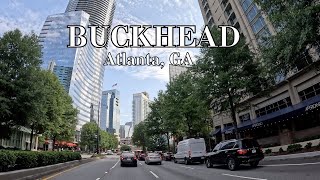 Buckhead Drive 4K  Atlanta GA [upl. by Bourque]