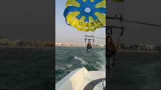 Parasailing 🪂 in dubai😍 [upl. by Einwahs]