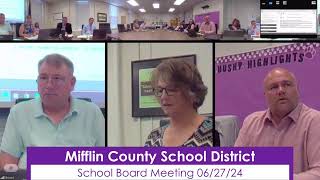 062724 MCSD School Board amp Academy Meeting [upl. by Htnicayh]