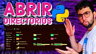 🔰Python en 1 minuto Abrir un DIRECTORIO en PYTHON y LISTAR Archivos [upl. by Yard]