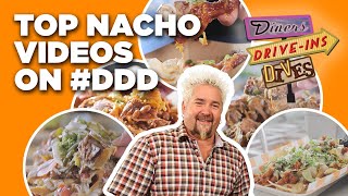 Top 5 DDD Nacho Videos with Guy Fieri  Diners DriveIns and Dives  Food Network [upl. by Desai]