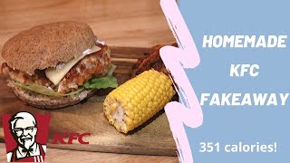 Fakeaway KFC Zinger Burger  Slimming World Friendly  Pinch Of Nom  Fakeaway Series [upl. by Egedan]