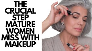 THE CRUCIAL STEP MATURE WOMEN MISS WITH MAKEUP  Nikol Johnson [upl. by Ahtekal]