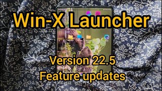 WinX launcher Release 225 new features [upl. by Nemajneb]