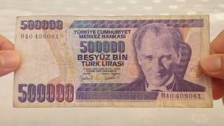 Eski Tarihli 500000 Türk Lirası [upl. by Bobbie759]