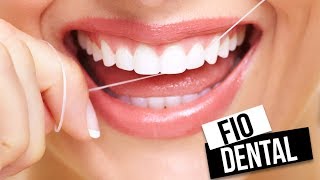 FIO DENTAL Como limpar corretamente os dentes [upl. by Karilynn725]