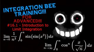 Integration Bee Training for Advanced 161  Introduction to Limit Integration [upl. by Av]