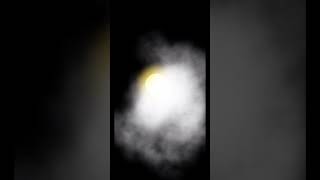 Cloud Coverd The Moon Animation Digital Drawing Art Shorts [upl. by Accire]