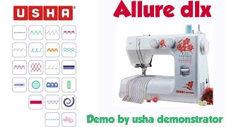 Usha Janome allure dlx sewing machine  All in one multipurpose [upl. by Juakn]