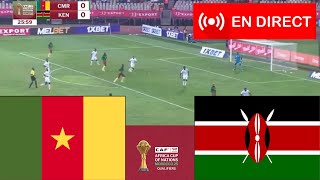 🔴EN DIRECT Cameroun contre Kenya  Éliminatoires AFCON 2025  Match en direct aujourdhui [upl. by Alyss]