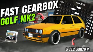 Golf MK2 Fast Gearbox 🥵  Car Parking Multiplayer New Update [upl. by Holland984]