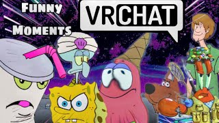 CARTOON VOICE IMPRESSIONS IN VRCHAT SpongeBob ScoobyDoo amp more  VRChat Funny Moments [upl. by Anaigroeg894]